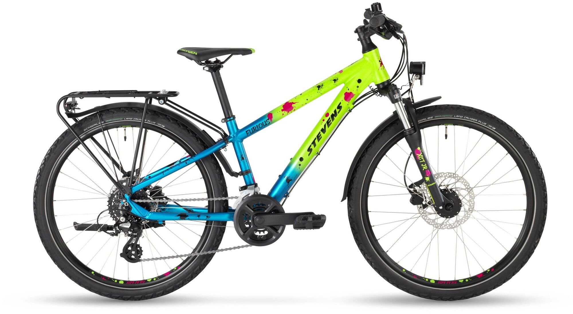 Kinderfahrrad 24 Zoll Stevens Furious Tour 24 2023 | 24 Zoll | Diamant | 12.5" | Green Petrol (Bild 1)